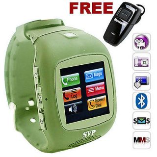 unlocked micro touch screen camera  gsm watch cell phone
