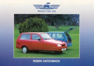 Reliant Robin Hatchback 1999 UK Market Sales Brochure LX SLX BRG 