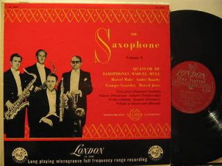 MARCEL MULE usa LP THE SAXOPHONE VOLUME 5 Classical MONO/TAPE ON UPPER 