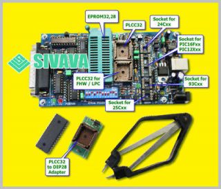 SIVAVA Universal Willem EPROM Programmer PCB50B ECU BIOS PIC SPI Flash 