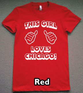 this girl loves chicago t shirt new chi town tee jersey
