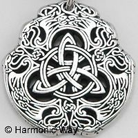 TRIQUETRA EAGLE CELTIC KNOT Necklace Protection Pendant BIN in our 