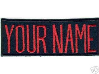   Custom Ghostbusters Name Patch with Velcro backing   YOUR NAME