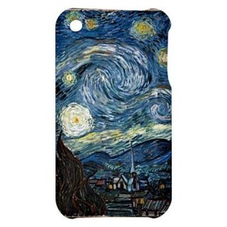 van gogh starry night hardshell case for iphone 3g 3gs