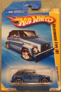   # 17 Mint on Card VW 181 Volkswagen Thing Convertible Truck Blue