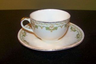 old dresden china demitasse cup and saucer made in germany