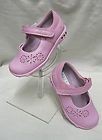   Clarks Ellatastic Baby Pink Velcro with Lights. First Walking Shoes