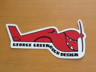 Surfboard sticker George Greenough vintage style surfing decal surf
