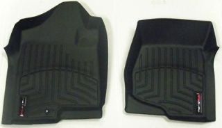 WeatherTech Black Floor Liners 2011 2012 Ford Edge Lincoln MKX Front 