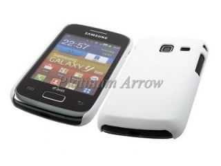 Hard Plastic Back Cover Case for Samsung Galaxy Y Duos S6102 White