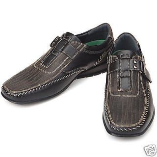 top band brown casual dress loafers mens shoes us 10 5