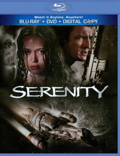 Serenity Blu ray DVD, 2011, 2 Disc Set, With Tech Support for Dummies 