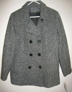 bromley collection black and white jacket size l bnwt time