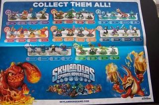   Spyros Adventure Poster All 32 Characters Cynder Whirlwind Ignitor