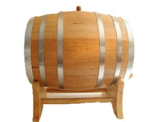 20l steel hoop wine whisky beer oak wood barrel keg
