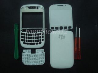   Case Cover+Lens+Keypad Keyboard For Blackberry Curve 9320 White+Tool