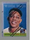 1996 reprint willie finest mays 10 1958 topps card buy