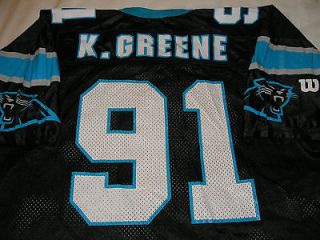  Greene Jersey Carolina Panthers Wilson Vintage 90s NFL Mens 54 2XL
