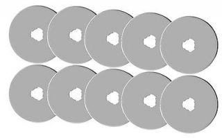10   60MM ROTARY CUTTER BLADES fits Olfa, Fiskars, Clover and more