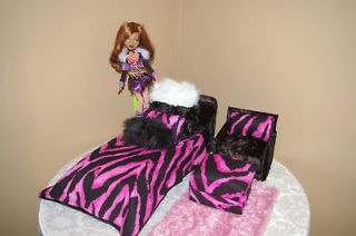   listed Monster High Doll Style Bed and Chair,dresser set ( Handmade