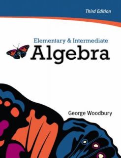   Algebra by George Woodbury 2010, Hardcover, Revised