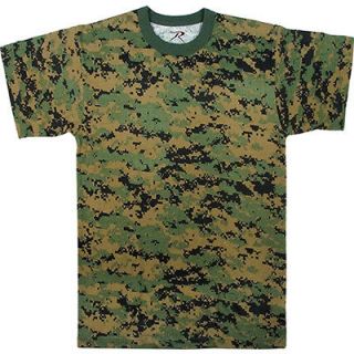 Marine Corps MARPAT Woodland Digital Camouflage T Shirt 
