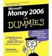 microsoft money 2006 for dummies by peter weverka new from