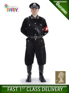   40s German WW2 GESTAPO OFFICER Uniform fancy dress costume World War 2