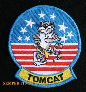   14 TOMCAT BABY STARS N STRIPES PATCH USS USA FLAG TOPGUN STARS WOW