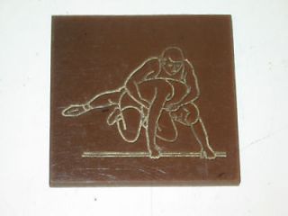 Male Wrestlers Wrestling Engraving Template Pantograph Engraver New 