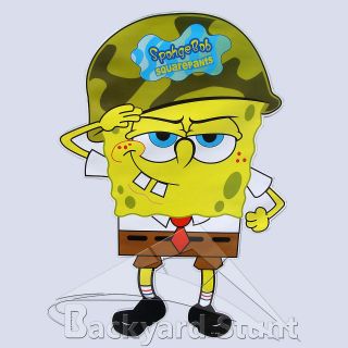 BIG Soldier Spongebob Wall Sticker Decal 35X54CM Squarepants TV 