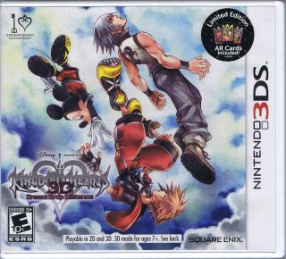 Kingdom Hearts 3D Dream Drop Distance, Limited Edition (Nintendo 