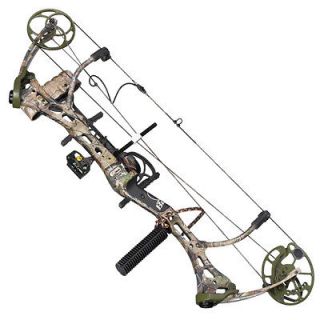 New 2012 Bear Archery Mauler RTH Compound Bow Pkg 70 RH 1/2 Dz Arrows 