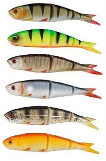 SAVAGE GEAR 4PLAY LOOSE LURE BODY (SHADS)  VARIOUS COLOURS/SIZES
