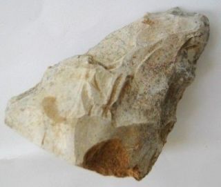 neolithic hand flint stone axe from israel 
