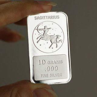 Newly listed 10 Grams 999 Fine Silver Bar / Sagittarius SB004