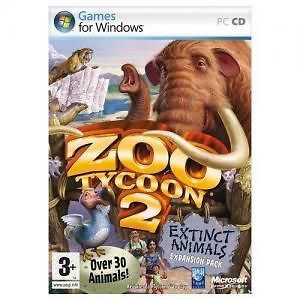 zoo tycoon 2 extinct animals new in box pc time