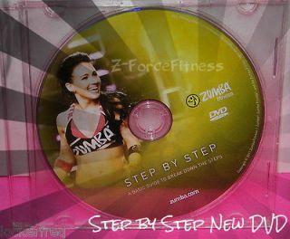   STEP BY STEP Workout DVD~New~Authen​tic Zumba Fitness~4 Weight Loss