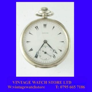 Rare Zenith Turkish 15 Jewelled Grand Prix Keyless Pocket Watch 1900