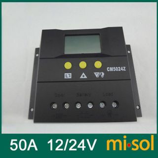   Charge controller 50A LCD screen 12/24V, solar regulator, new