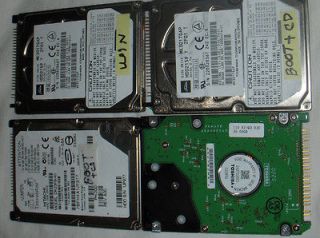 laptop hdd 2 5 ide 4x40gb lot w40 working time