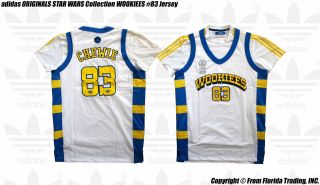 adidas ORIGINALS STAR WARS Collection WOOKIEES #83 Chewie Basketball 