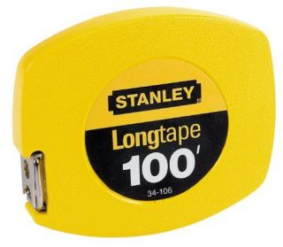 Stanley Bostitch Steel Long Tape Measure 100 ft Yellow ea BOS34106 