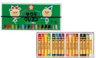Sakura Color Crayon Crayon Thick 24 Colors