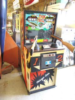   RARE Twin Rifle Arcade Classic Chicago Coin Operated 1971 Parts