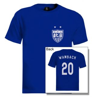 Abby Wambach Jersey T Shirt USA National Women Soccer