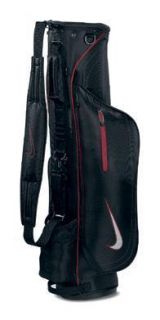 2011 Nike Golf Skinny Carry Bag Black Red Sunday Style Bag Brand New $ 
