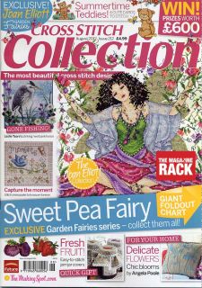 Cross Stitch Collection Magazine 212 August 2012 Sweet Pea Fairy Joan 