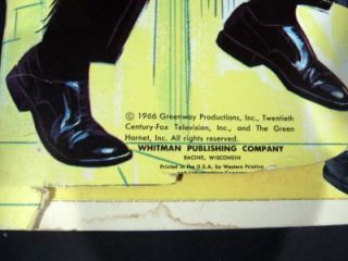 vintage 1966 green hornet playbook 20th century fox