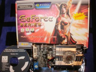 NVIDIA GeForce FX 5500 256 MB DDR AGP 8x 3D Graphics Accelerate